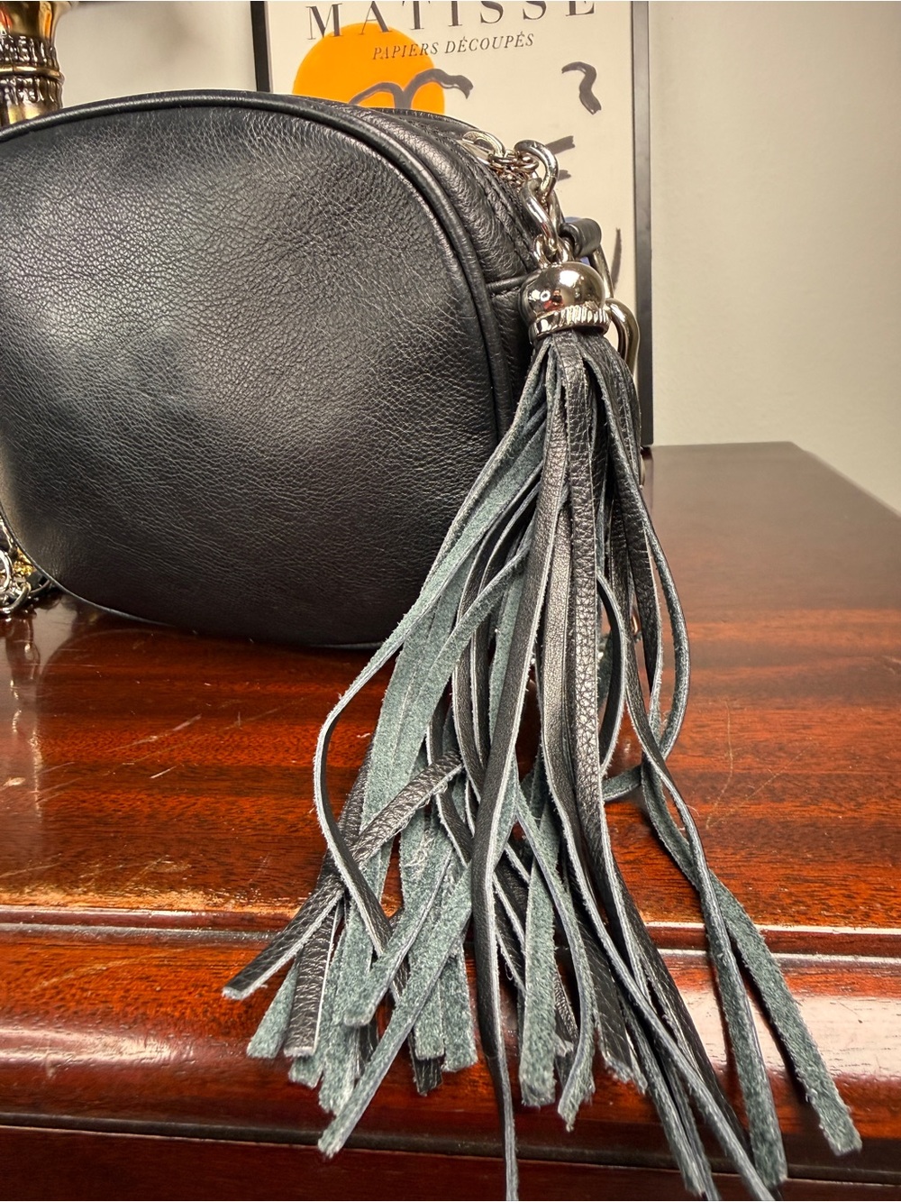 Valentino Mario Black Quilted Leather Crossbody Bag - Picture 4 of 7